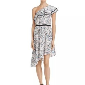 NEW Likely White Floral Contour Daisy Delbarton Dress Sz 4